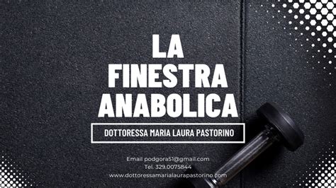 Grafico della finestra anabolica post-allenamento