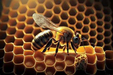 Illustrazione di un'ape che produce propoli