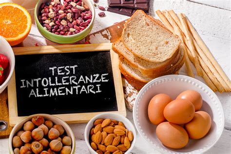 Infografica sui diversi tipi di test per intolleranze alimentari