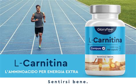 Grafico che mostra l'aumento di energia muscolare con l'integrazione di carnitina