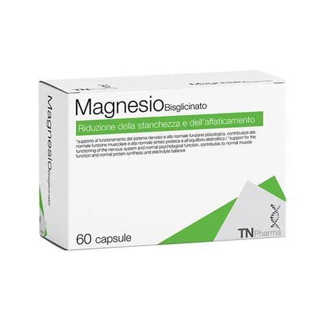 Schema molecolare del magnesio bisglicinato