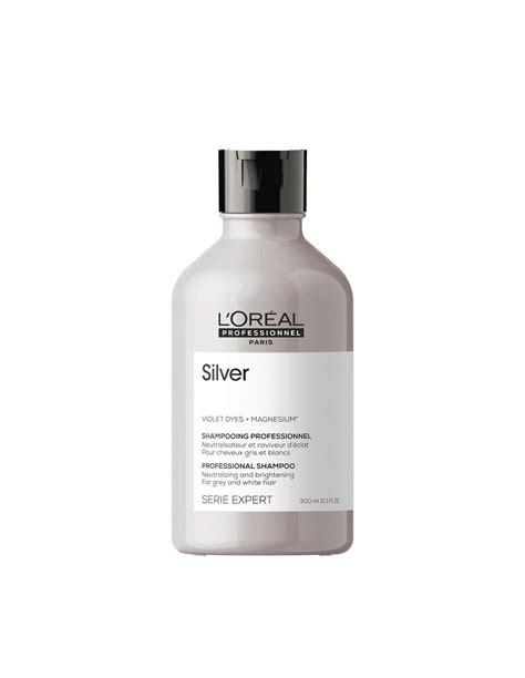 Capelli bianchi e grigi trattati con L'Oréal Serie Expert Magnesium Silver