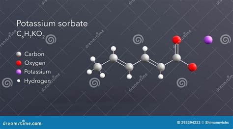 Struttura chimica del gluconato di potassio