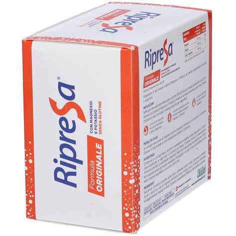Confezione di integratore RipreSa con bustine effervescenti