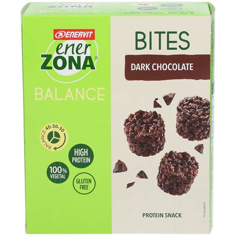 Immagine di uno snack EnerZona MiniRock con cioccolato fondente e proteine di soia