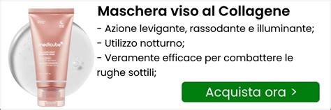 Infografica sui benefici delle maschere al collagene