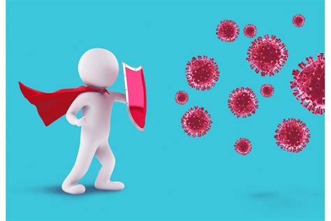 Grafico che mostra l'aumento delle difese immunitarie con l'uso di integratori