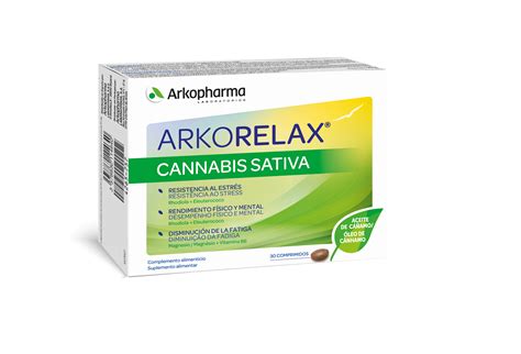 Immagine di una confezione di ARKORELAX CANNABIS SATIVA