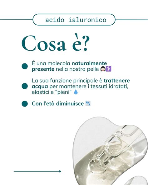 Schema che illustra la funzione dell'acido ialuronico nella pelle