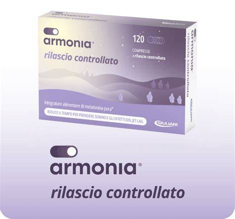 Immagine di una confezione di Armonia Melatonina