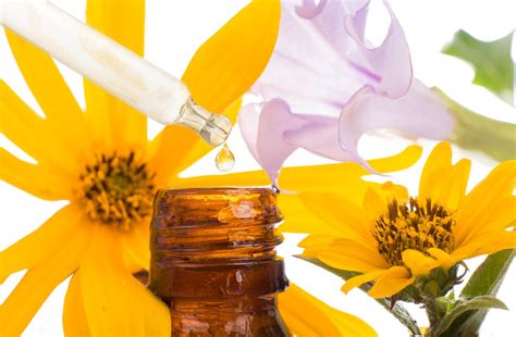 Composizione di essenze floreali per il benessere emotivo