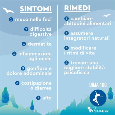 Infografica sui rimedi naturali per l'intestino infiammato
