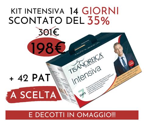 Confezioni di prodotti Tisanoreica: PAT e Decottopia