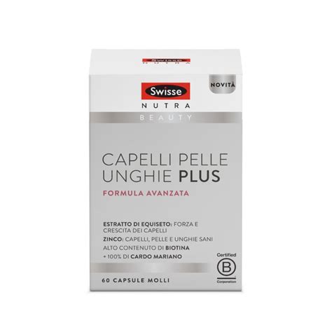 Tabella comparativa di alcuni integratori per capelli, pelle e unghie