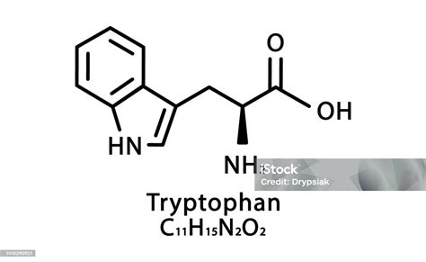 Struttura chimica del Triptofano