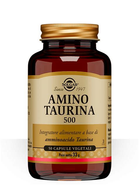 Confezione del prodotto Solgar Amino Taurina 500