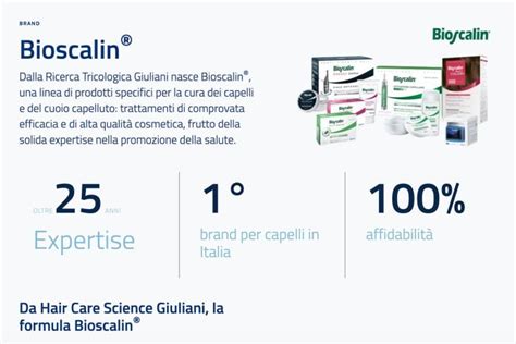 Infografica sui benefici di Bioscalin Uomo per la salute del capello