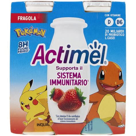 Bottiglietta di Actimel gusto fragola