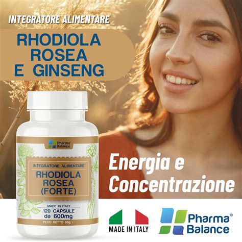 Schema sull'azione tonico-adattogena della Rhodiola