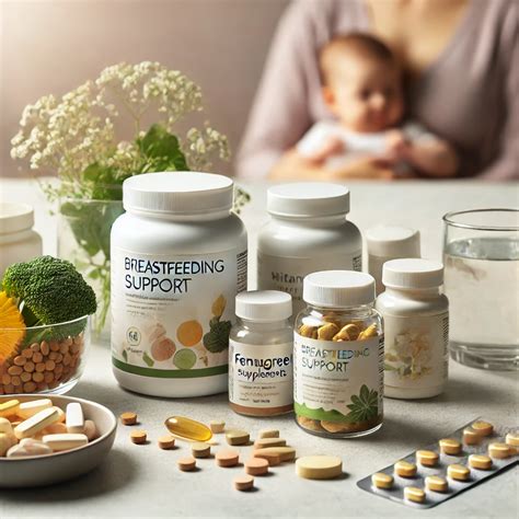 Confezioni di integratori specifici per l'allattamento