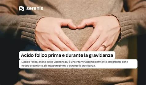 Grafico che mostra il periodo ottimale per l'assunzione di acido folico prima e durante la gravidanza