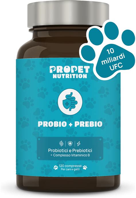 Infografica sui benefici dei probiotici per i cani