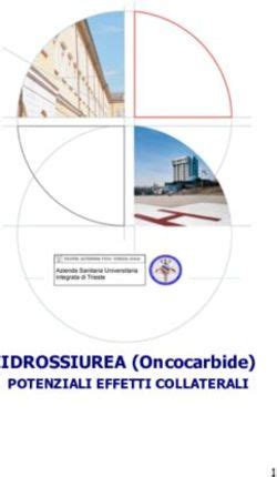 Icone che rappresentano i potenziali effetti collaterali