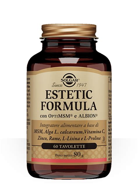 Composizione di Solgar Estetic Formula