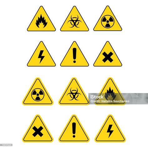 Simboli di avvertimento per controindicazioni