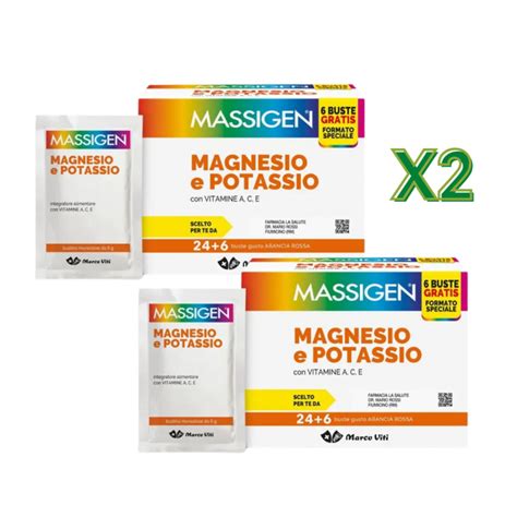 Confezione di Massigen Magnesio e Potassio