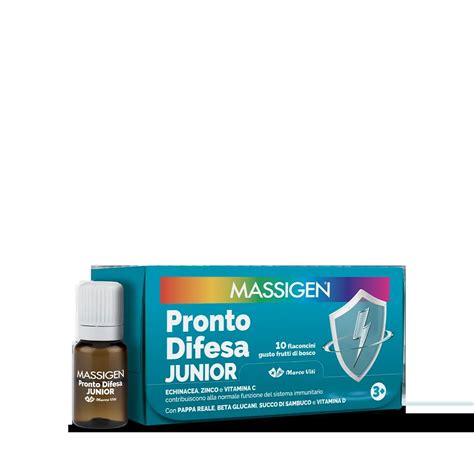 Immagine di bambini che prendono Massigen Junior flaconcini