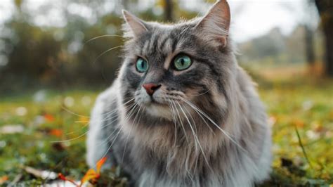 Gatto con pelo lucido