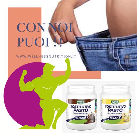 Grafico nutrizionale di un pasto sostitutivo