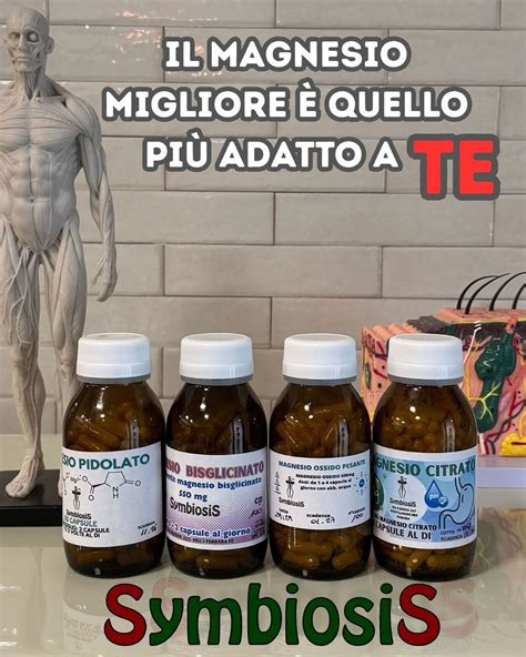 Confronto tra diverse forme di magnesio