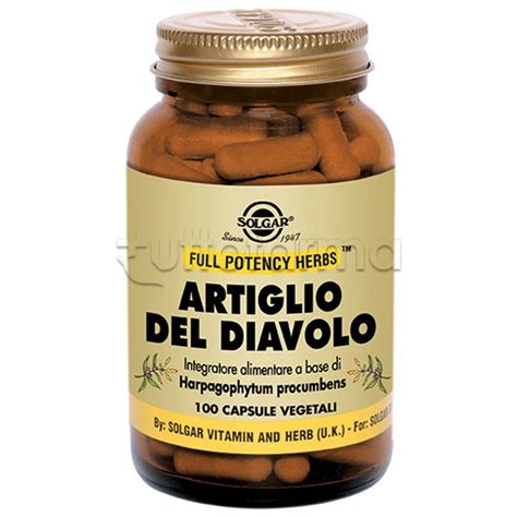 Prodotti a base di Artiglio del Diavolo: pomate, capsule, tisane