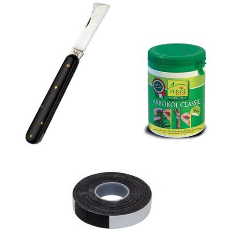 Kit per innesto: coltello, forbici, mastice, nastro