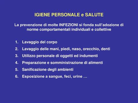Simboli per l'igiene personale e la prevenzione