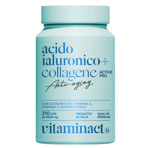 Schema comparativo acido ialuronico e collagene