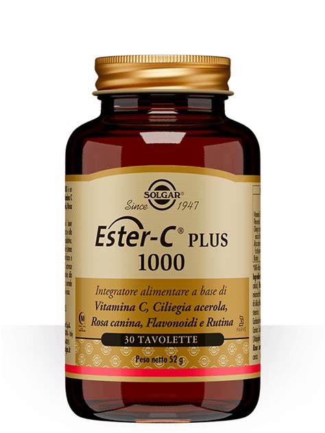 Composizione degli integratori Ester-C Plus