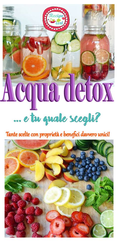 Ingredienti per acqua detox