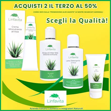 Linea di prodotti per la cura della pelle Linfavita