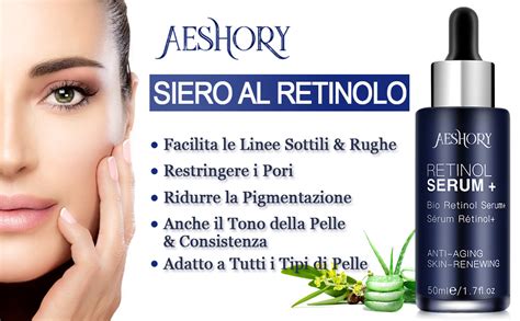 Schema di applicazione del siero al retinolo