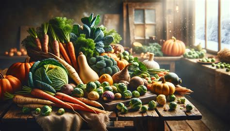 Varietà di verdure invernali