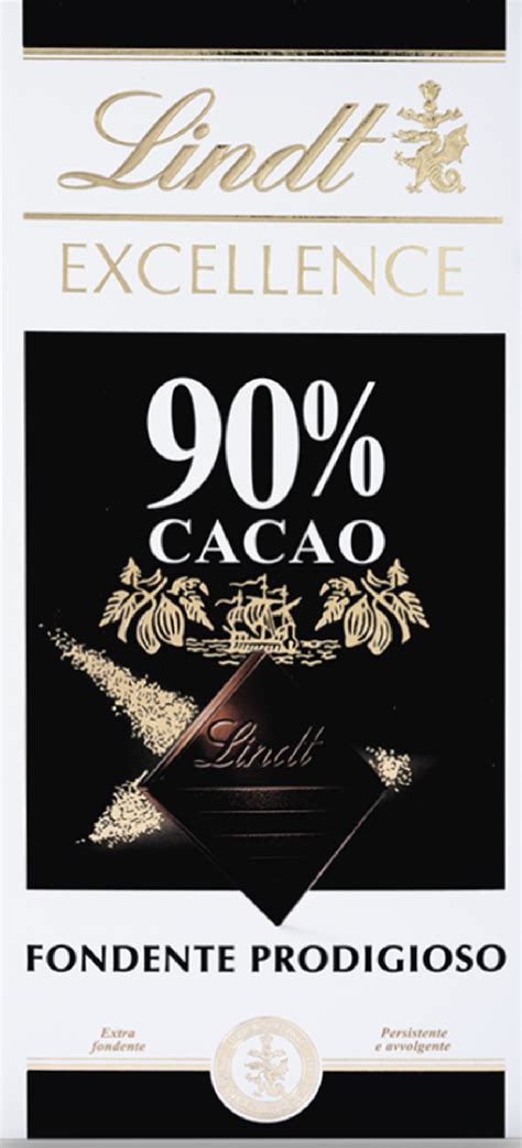 Cioccolato fondente con alta percentuale di cacao