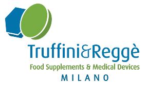 Logo di Radiumfarma e Truffini & Reggè, a simboleggiare la partnership.