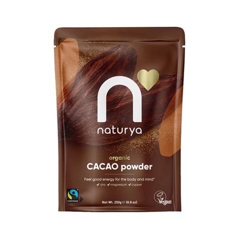 Scatola di cacao in polvere biologico