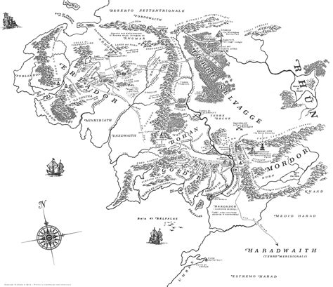 Mappa della Terra di Mezzo