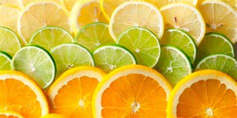 grafico sull'apporto di vitamina C negli agrumi