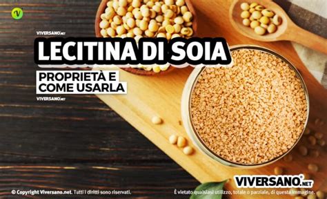 Infografica sui benefici della lecitina di soia