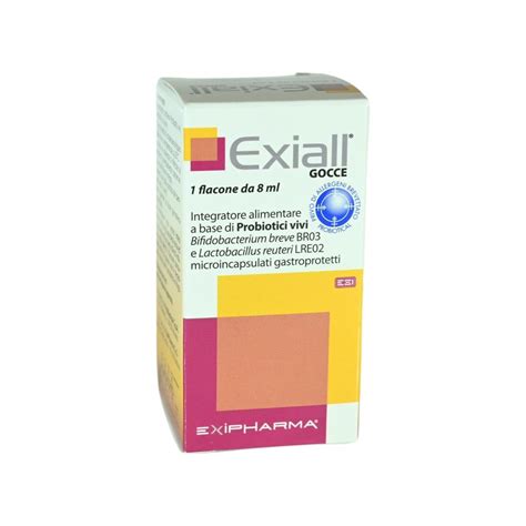 Immagine di un flaconcino di Exiall Gocce con contagocce
